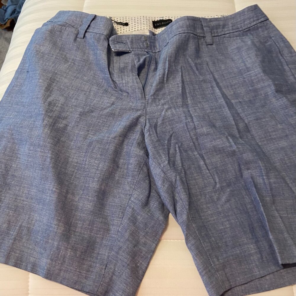 Talbots Perfect shorts 9 1/2 inch chambray